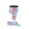 Bold Spring Plaid Ribbon 2.5” x 10yd – Teal Pink Mint Wired-LX1111YR